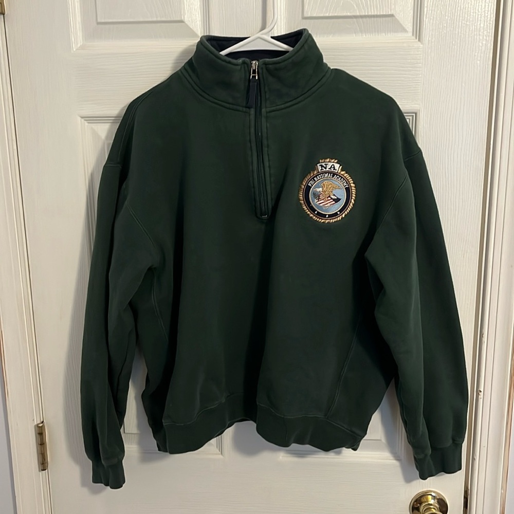 Men’s Official FBI National Academy Quarter Zip - Runs Small